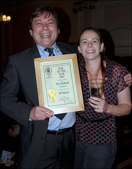 Paul Weymouth and Marie Sullivan of the Roebuck, Richmond Hill