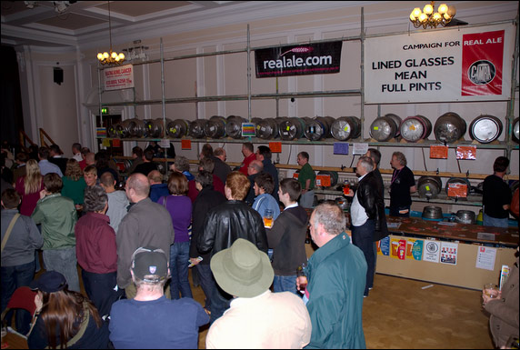 View of main hall bar