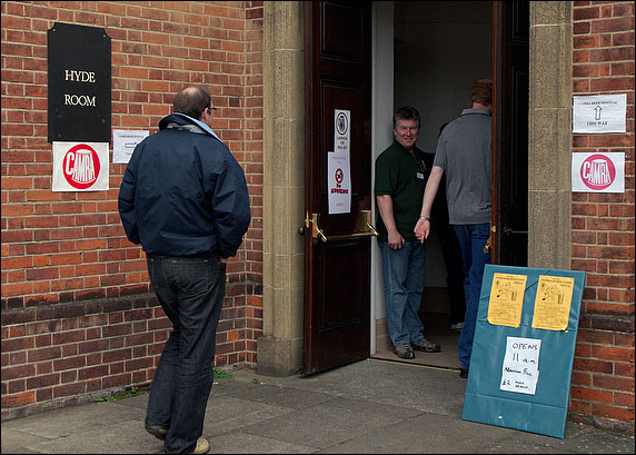 Visitors start to arrive